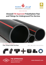 FM Approved Polyethylene Pipe and Fittings for Underground Fire Service