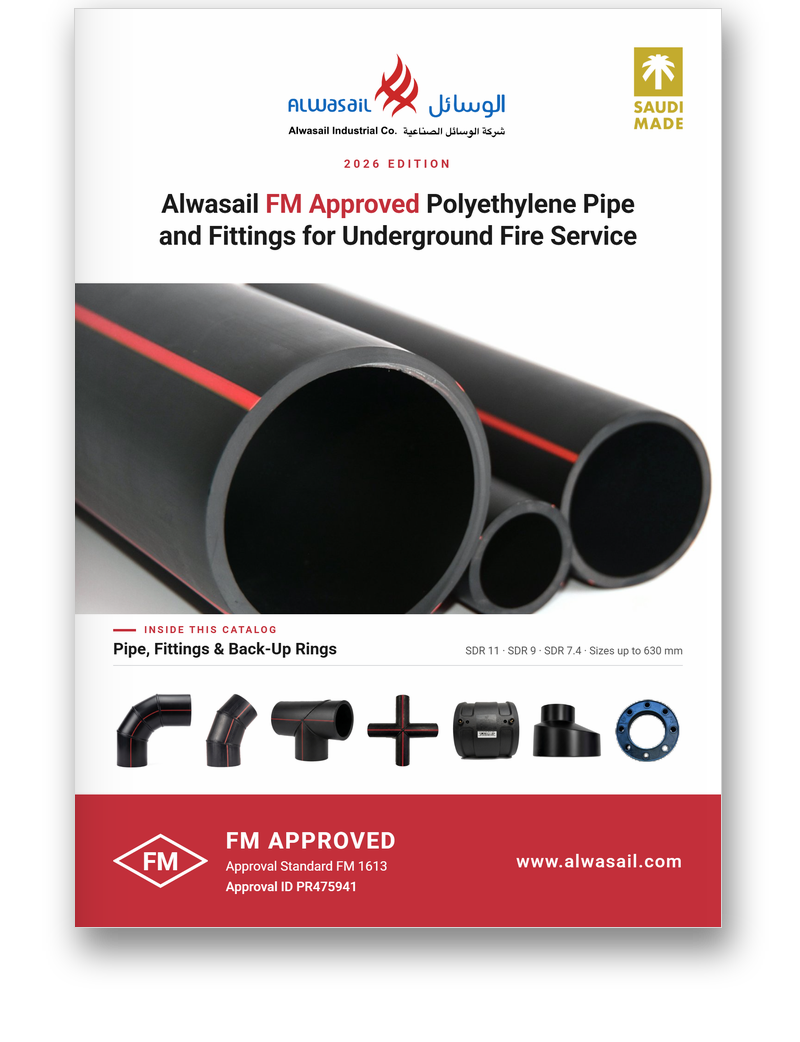 FM Approved Polyethylene Pipe and Fittings for Underground Fire Service